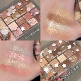 Палетка теней, матовый чай с молоком, 20 цветов, в коричневых тонах, на каждый день