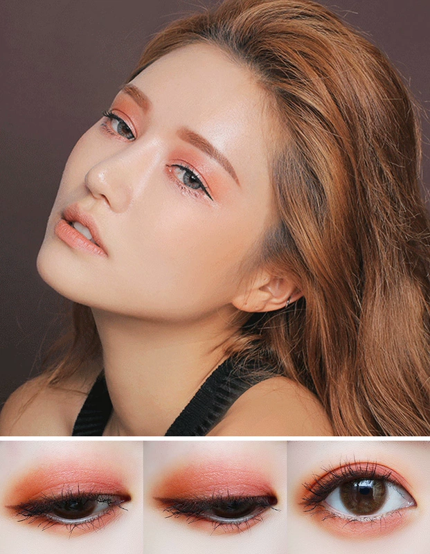 Cô gái tuổi teen phấn mắt món ăn hummus mermaid bí ngô matte pearlescent nude trang điểm tự nhiên người lười biếng không smudge người mới bắt đầu