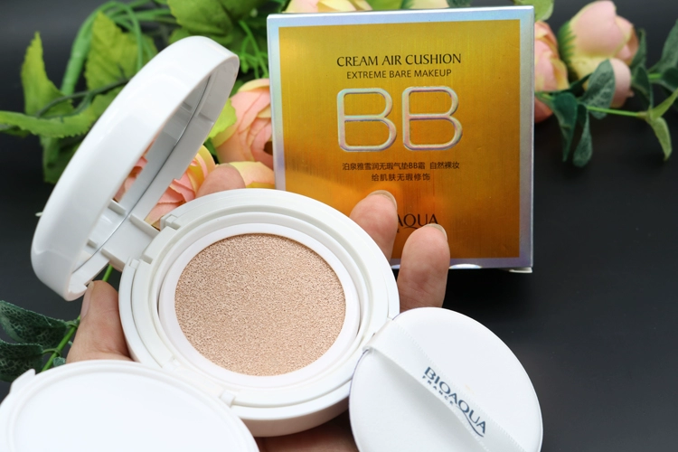 Đệm không khí bb kem Hàn Quốc đích thực nền tảng kem nền tảng chất lỏng cc kem dưỡng ẩm kem che khuyết điểm cách ly trang điểm khỏa thân kiểm soát dầu bb kem kem nền bb cream