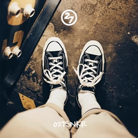 Converse All Star 70s Giày vải cổ điển Samsung Độ cao màu đen 142334C giày thể thao  chính hãng