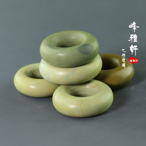 Buddha Garden Natural Liaojin Liaodai local turquoise circle ring Old turquoise sweater chain pendant necklace pendant