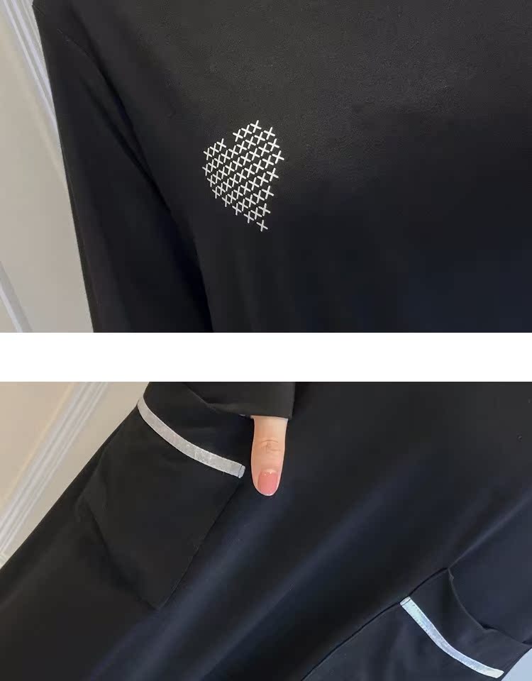 Mùa xuân và mùa thu cotton modal dài tay pad áo ngủ nữ đồ ngủ lỏng đơn giản giản dị mặc áo ngực dịch vụ nhà áo đầm mặc ở nhà