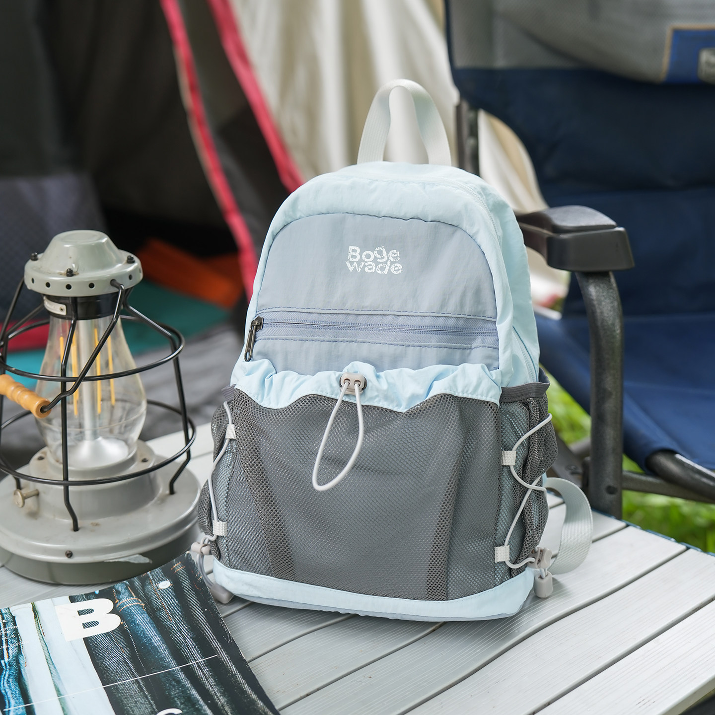 Outdoor lightweight and portable mountaineering travel backpack
