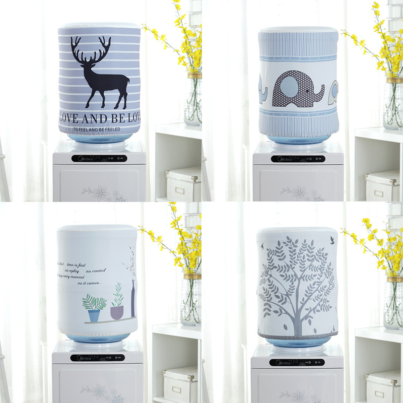 Fabric pastoral water dispenser cover water dispenser large bucket water bucket bucket bucket set water dispenser dust cover