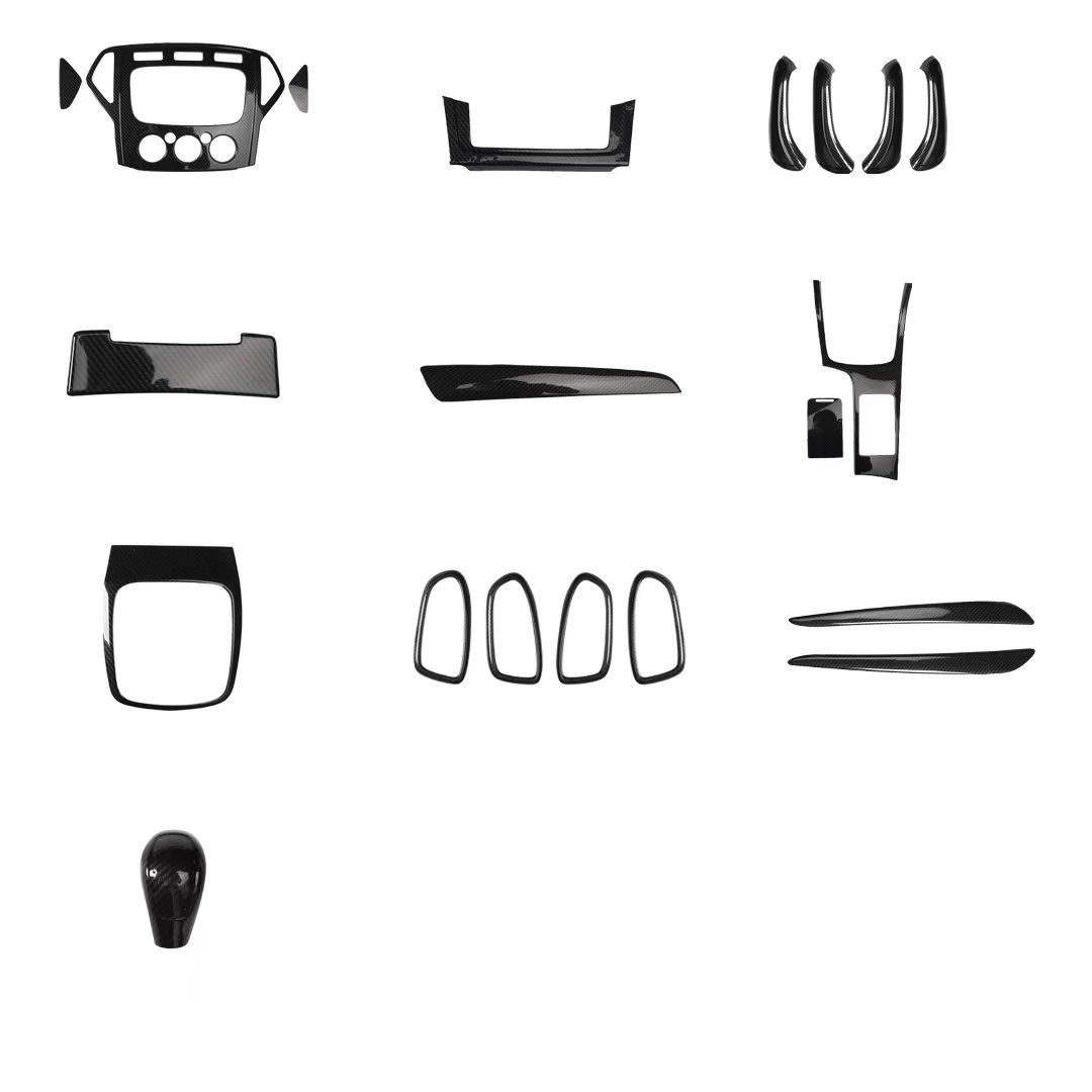 07-10 Mondeo winning fashion version carbon fiber wood grain interior stickers modified peach wood central control gear stickers