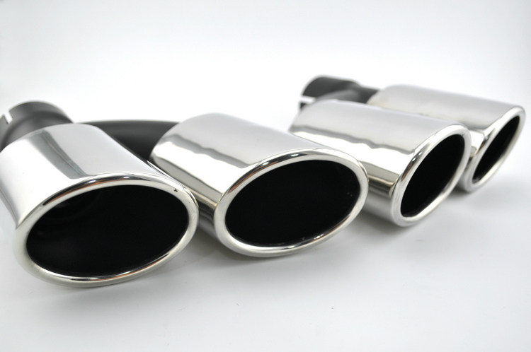 Suitable for Audi A4 A4L A6 A6L A8 Q3 Q5 Q7 modified exhaust tail nozzle tail throat muffler