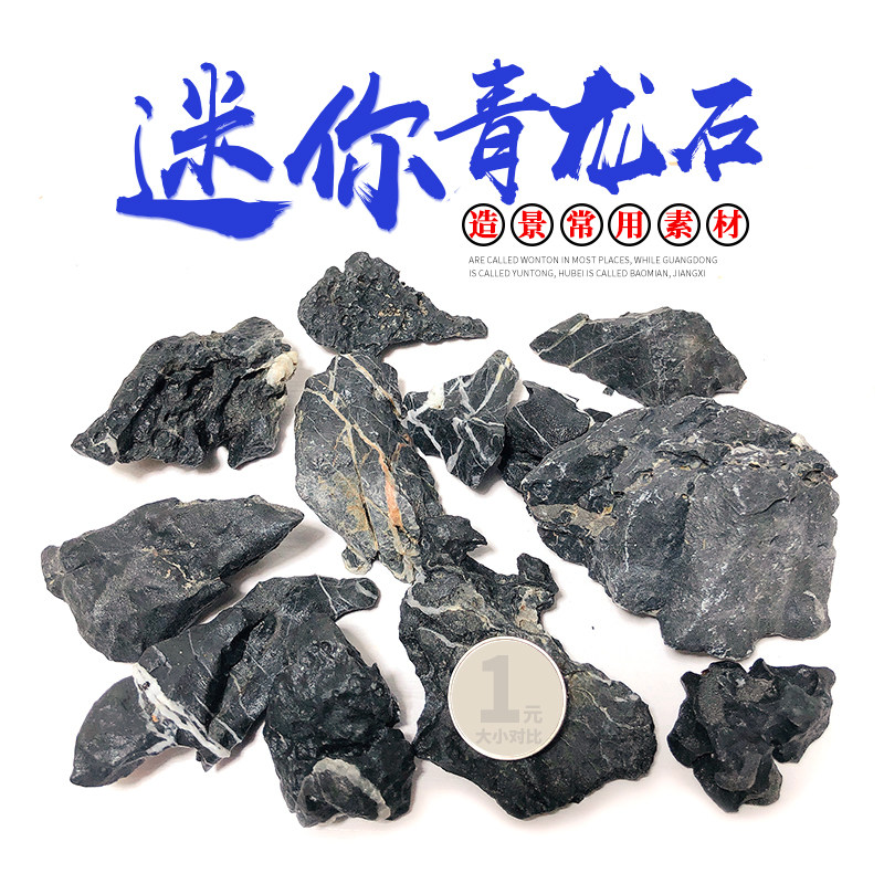 Fish tank Qinglong stone View Real Stone Original Stone Crushed Stone Mini Small Plot Pickling natural Small Number Assist Group Jingying Stone