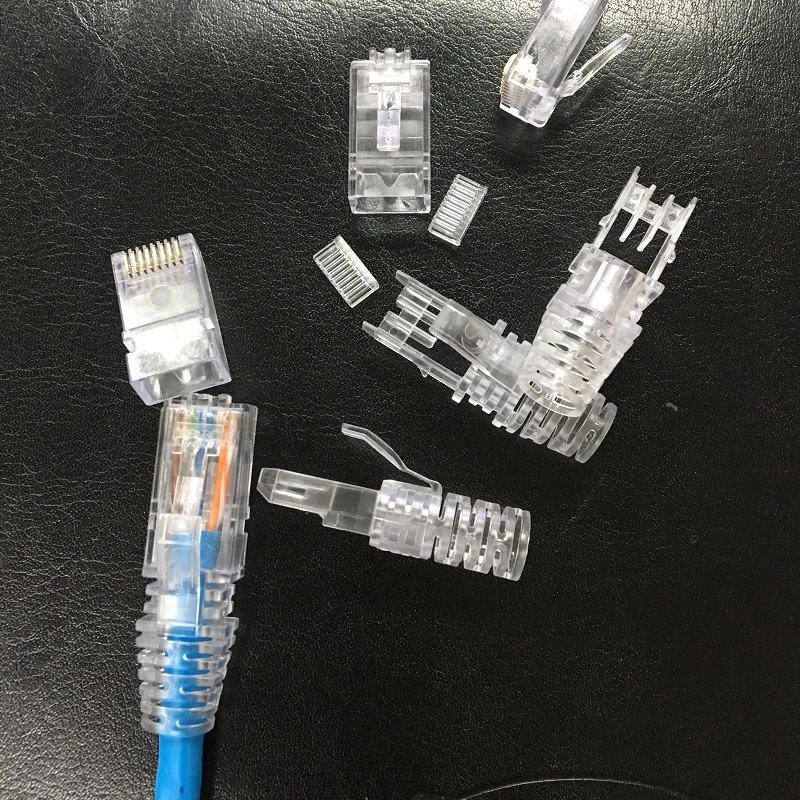 Understand the details before shooting * CommScope CAT6 six types of unshielded RJ45 network crystal head 3 parts assembly