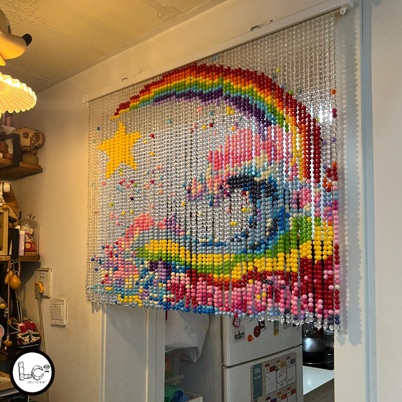 Rainbow Beaded Door Curtain Finished Product Upgraded Version Beaded Door Curtain Bead Curtain Entryway Curtain Hanging Curtain Rainbow Beaded Door Curtain Finished Product Upgraded Version Beaded Door Curtain Bead Curtain Entryway Curtain Hanging Curtain