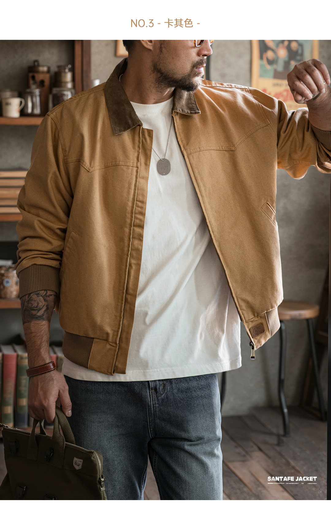 MADEN Santa Fe Canvas Workwear Jacket