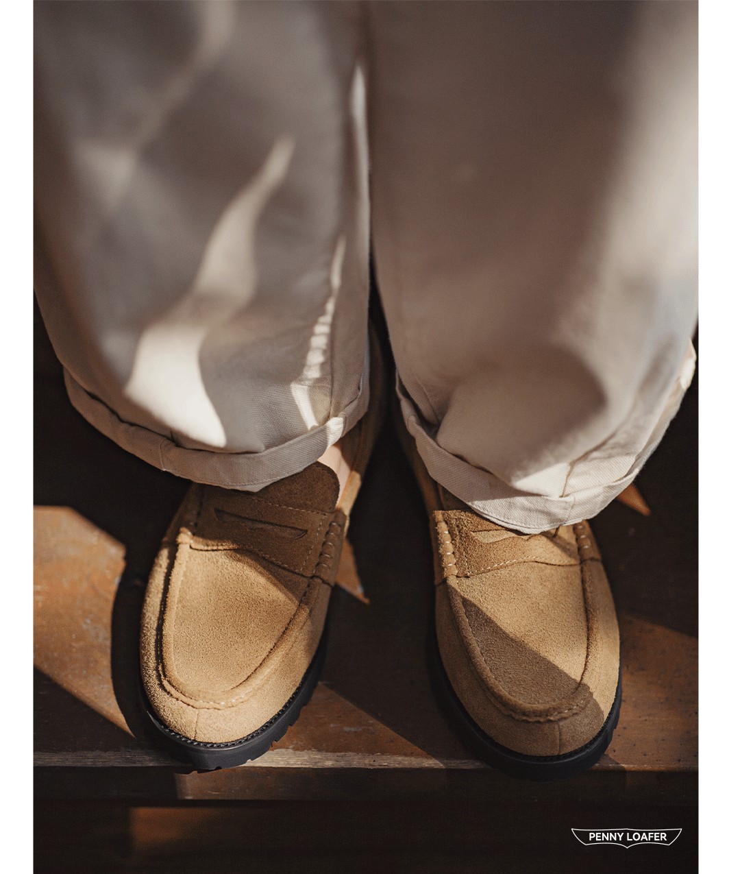 MADEN Suede Penny Loafer