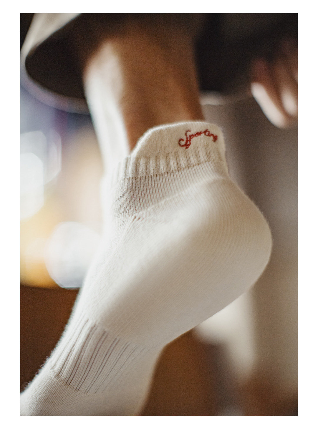 MADEN Breathable Moisture-Wicking Non-Slip Ankle Socks