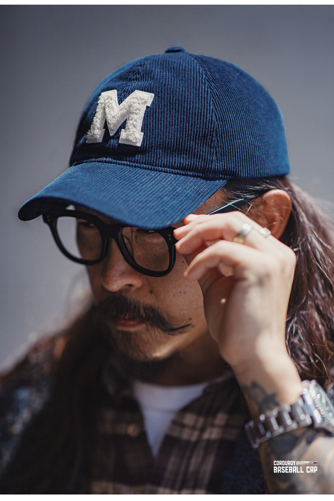 MADEN Corduroy Embroidered Baseball Cap