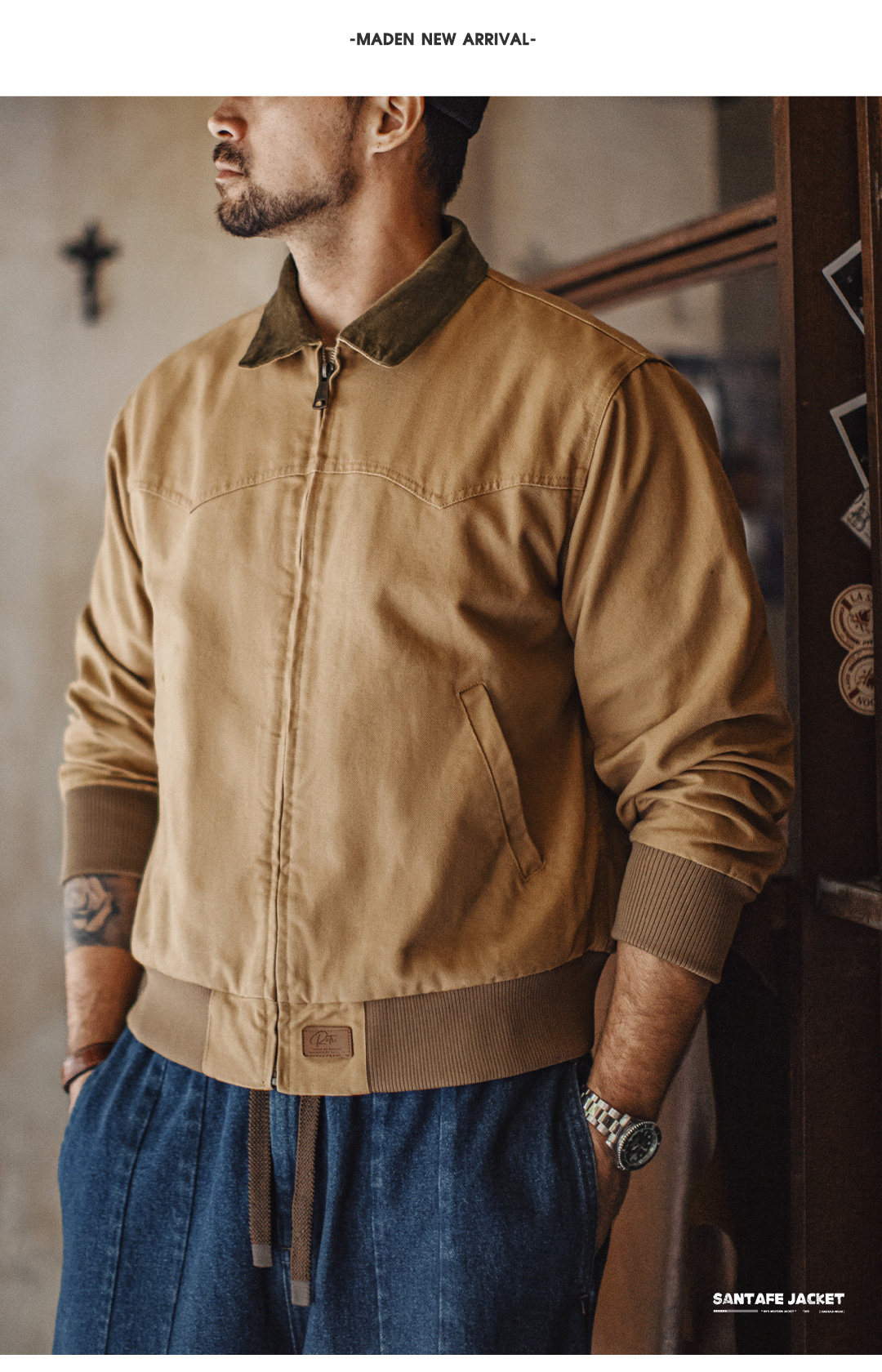 MADEN Santa Fe Canvas Workwear Jacket