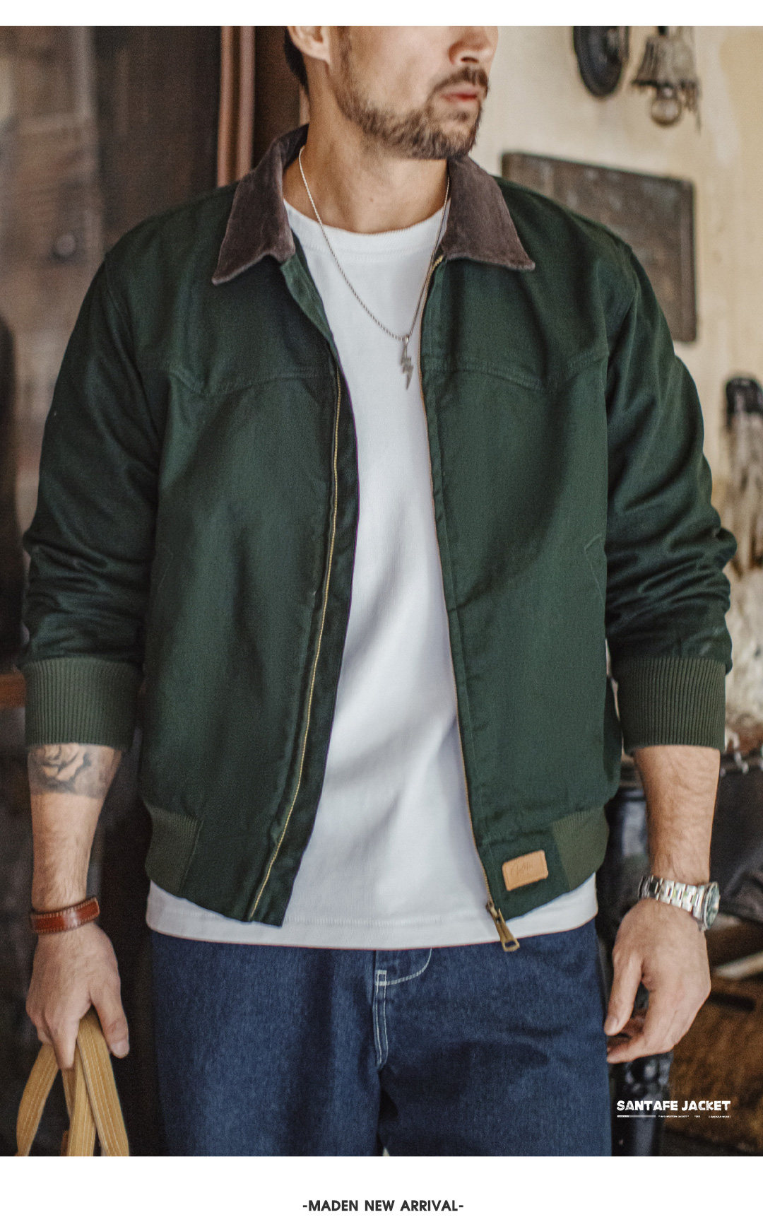 MADEN Santa Fe Canvas Workwear Jacket