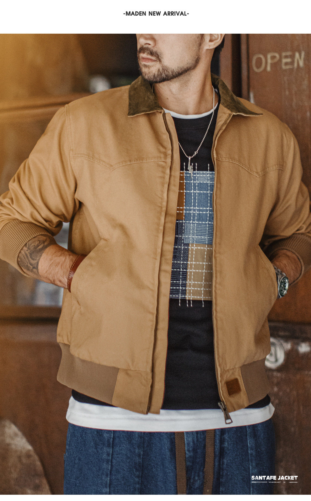 MADEN Santa Fe Canvas Workwear Jacket