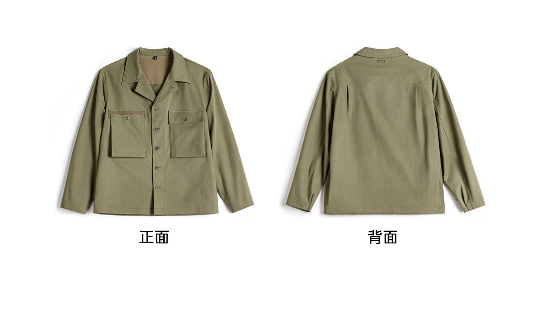 MADEN M43 Army Green Pocket Shirt Jacket