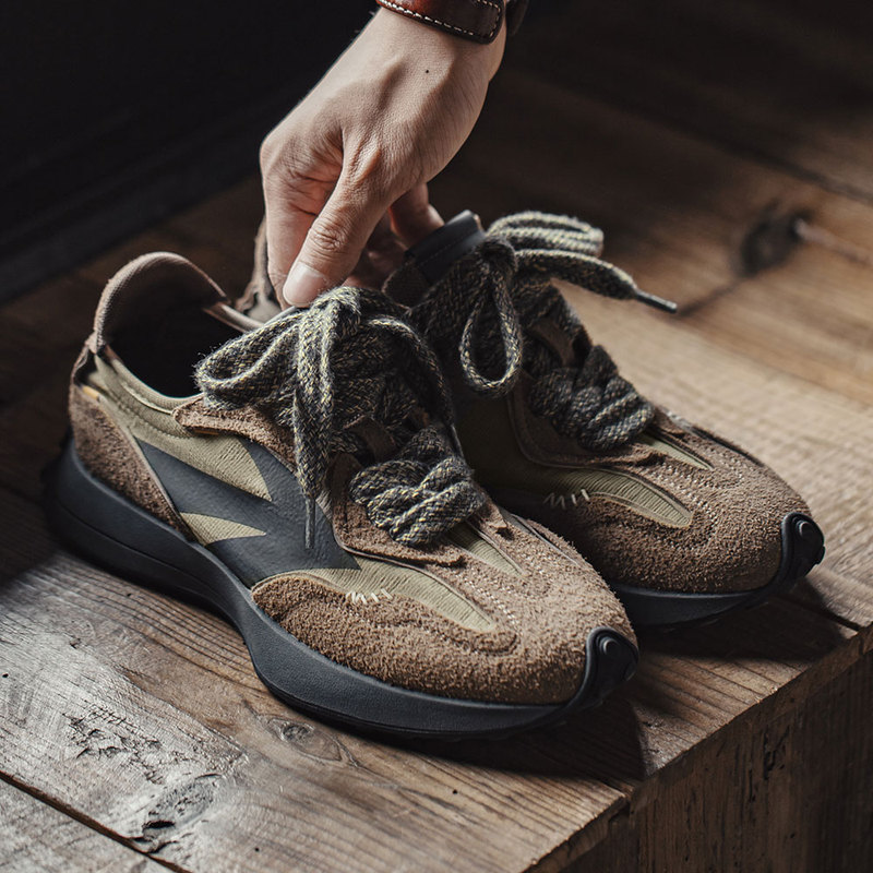 Madden's New Dad Shoes for Men, Retro Sports Waffle Shoes, Thick-Soled Jogging Breathable Casual Trendy Shoes