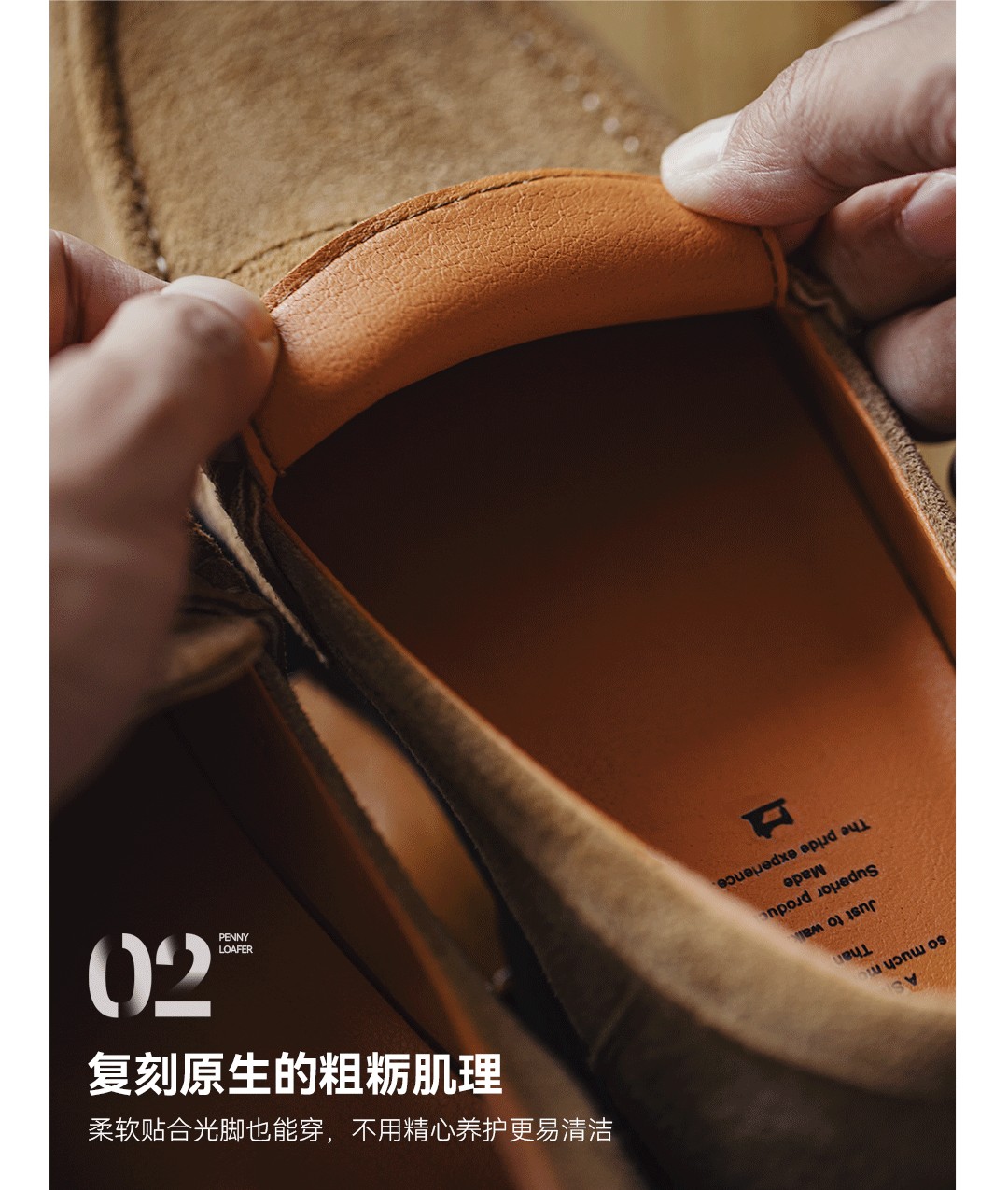 MADEN Suede Penny Loafer