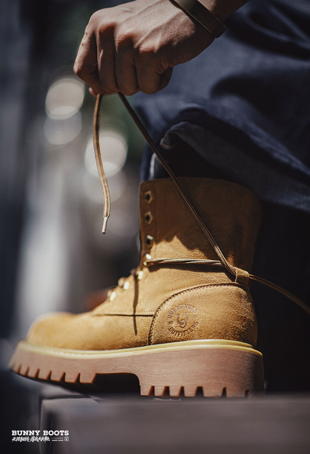 MADEN Retro Lace-Up Mid-Top Work Boot