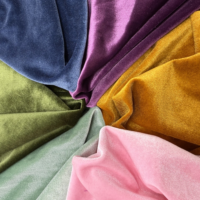 High-Quality Korean Velvet Fabric, Velvet, Non-Fading Velvet, Stretchy and Soft, Dress, Cheongsam Clothing Fabric