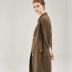 Áo châu Âu làm bằng tay áo hai mặt cashmere mùa đông dài ba phần tư tay áo len chia áo len - Trung bình và dài Coat