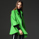 ພາກຮຽນ spring, ດູໃບໄມ້ລົ່ນແລະລະດູຫນາວຍີ່ຫໍ້ເອີຣົບວ່າງ cape ປະເພດຂະຫນາດໃຫຍ່ lapel ສາມໄຕມາດ sleeve woolen jacket jacket ສໍາລັບແມ່ຍິງ