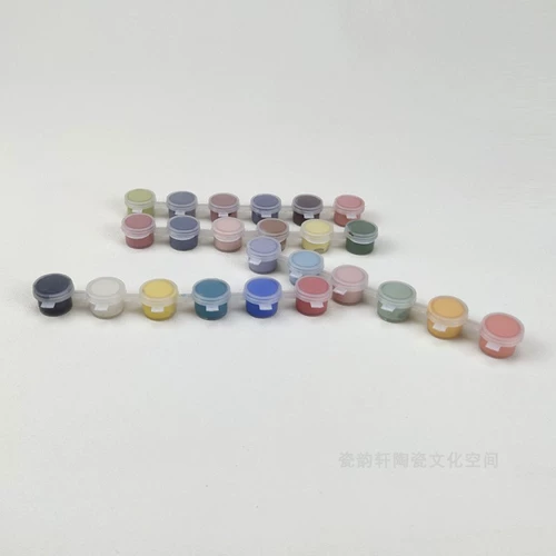 Пигментированная окрашенная школьная глина, 6 цветов