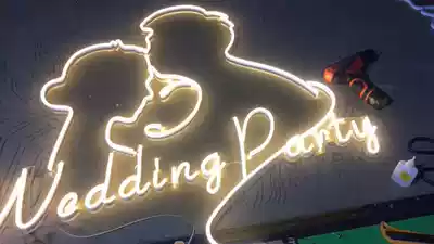 LED flexible neon lights custom luminous signs to map customization