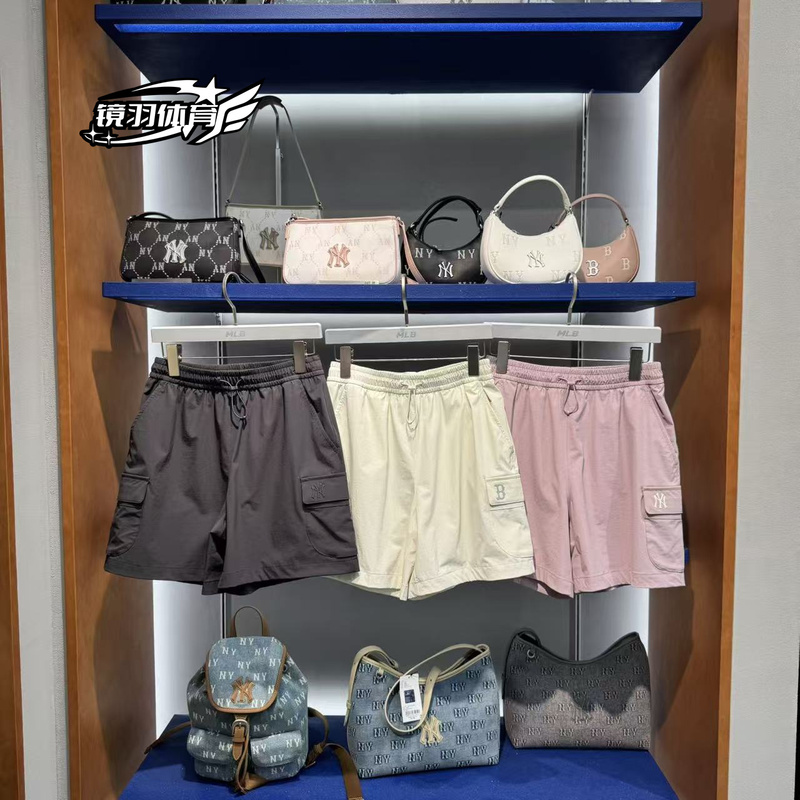 Mlb 26Th Summer Women's College Style Sun Protection Cool Sports Ny Small Logo Women's Casual Shorts 3Fsmb0163