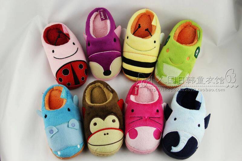 Pantoufles enfants en suède pour hiver - semelle caoutchouc - Ref 1004594 Image 26