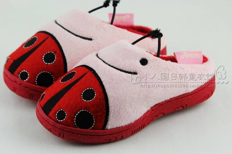 Pantoufles enfants en suède pour hiver - semelle caoutchouc - Ref 1004594 Image 31