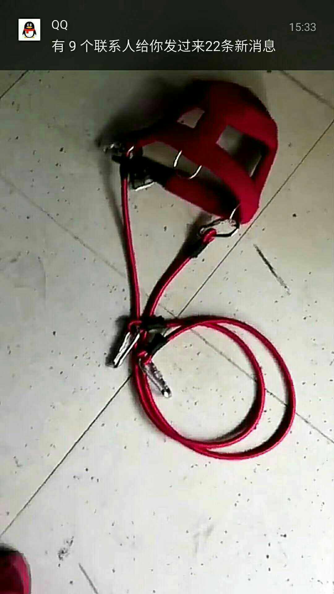 A set of elastic rope for baby holding bag