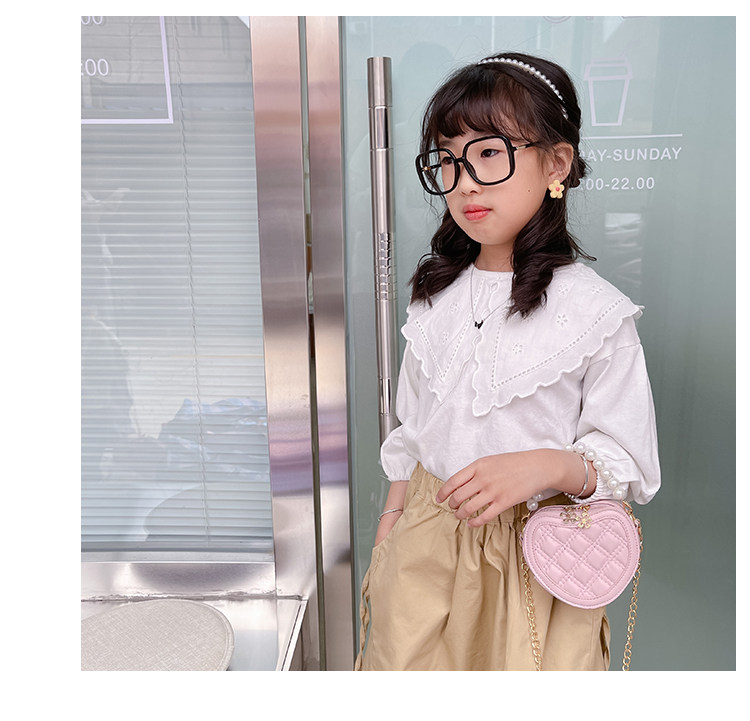 New children's small round bag 2021 new style fashionable diamond-shaped little Chanel mini single-shoulder bag chain stylish crossbody bag undefined