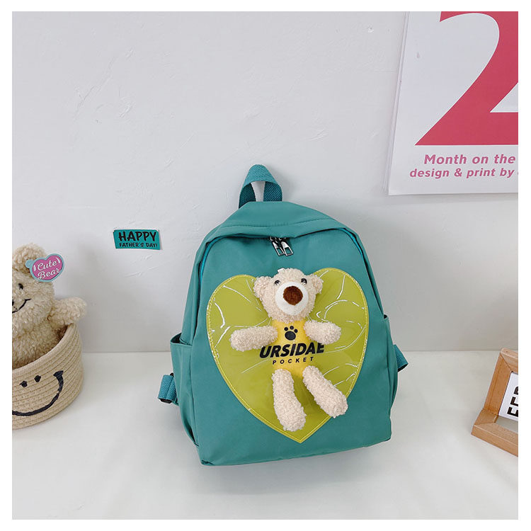 The new kindergarten schoolbag is lightweight and can prevent children from getting lost. The cute and super cute little bear baby is a trend of children's double-shoulder schoolbags undefined