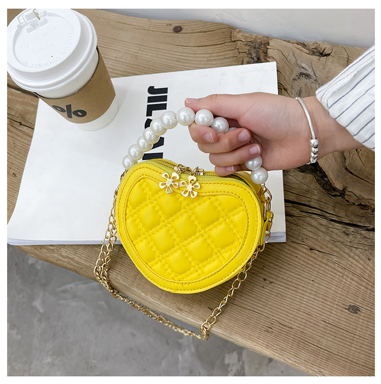 New children's small round bag 2021 new style fashionable diamond-shaped little Chanel mini single-shoulder bag chain stylish crossbody bag undefined
