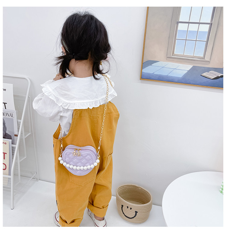 New children's small round bag 2021 new style fashionable diamond-shaped little Chanel mini single-shoulder bag chain stylish crossbody bag undefined