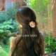 Xiao Xiangfeng Hair Clip Milk Tea Colored Hair Clip Net Red Camellia Hair Clip Super Fairy Small Clip Lady's Headwear at the Back of the Head