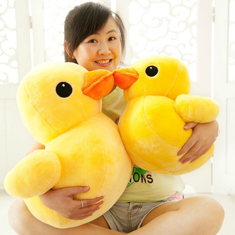 Hong Kong Big Yellow Duck Plush Toy Large Yellow Duckling Stuffed Animal Pillow Children's Birthday Gift Wedding Celebration