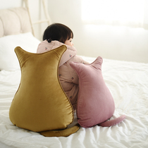 ins macarons color back movie kitty cuddle with pillow home bedroom sofa leaning back cushion headbed cushions to decorate folk toys