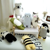 ins little fresh animal woolen suede toy appeasement doll hug with pillow home sofa children room decoration photo