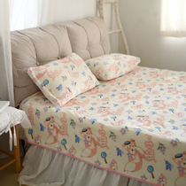 Net Red Small Fox Flannel Blanket Office Cover Blanket Air Conditioning Blanket Girls Dorm Room Bed Linen Pillow Headgear