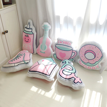 ins wind creativity cute internet red money home sofa bedroom small hug with pillow floating window photographed to decorate plush woman