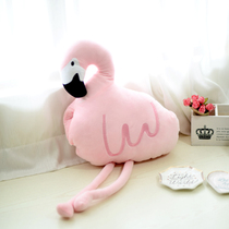 ins flamingo bird warmers can meddle in a pillow sofa cushion car leaning on a pillow floating window to decorate a photo prop gift