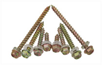 Outer hexagonal self-tapping screw tip tail tip self-tapping screw wood drill tail screw flange surface self-tapping screw M5M6