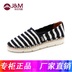 Jm happy Mary 2019 mùa xuân và mùa hè giày của phụ nữ - Plimsolls giầy thể thao nữ màu trắng Plimsolls