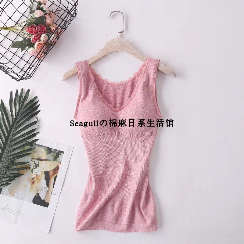 Xuất khẩu sang Nhật Bản Bà Massage Cup, bụng, áo ngực, áo ấm, mềm mại và thoải mái ao thun ba lo nu