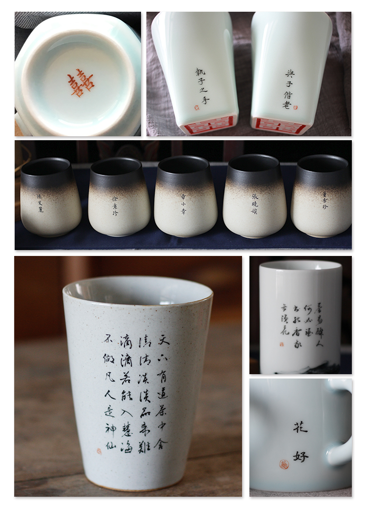Cốc cà phê đơn giản thủ công sáng tạo nghệ thuật cốc nước phin cafe nhôm
