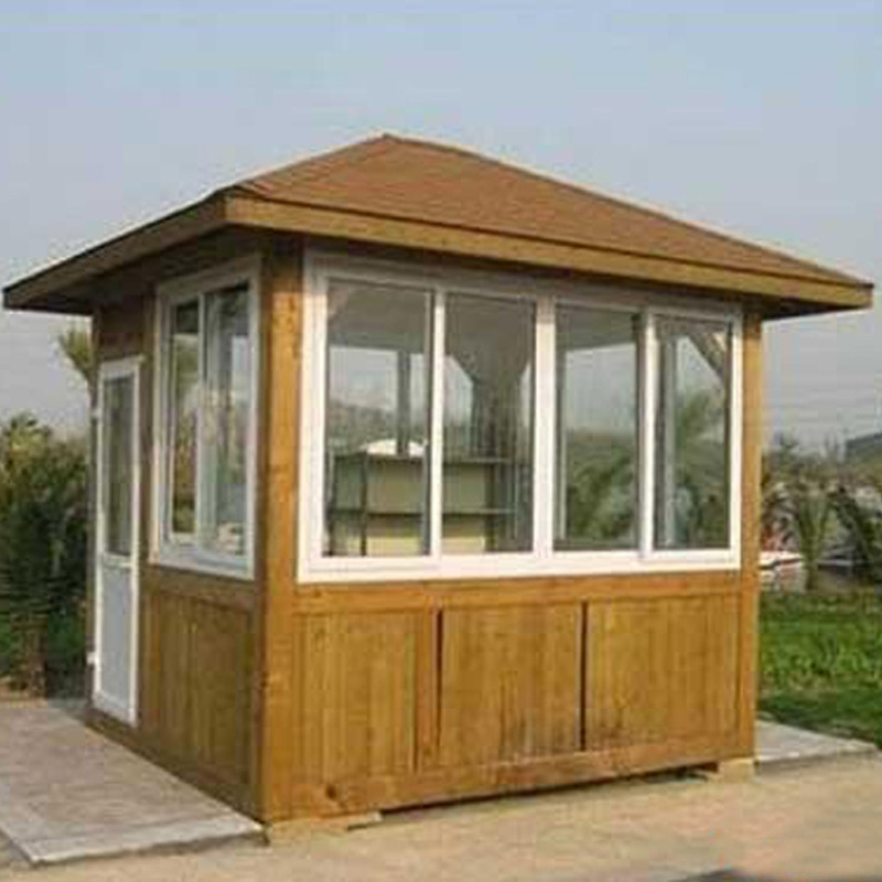 Mobile sentry box, security sentry box, sales kiosk, newsstand, anti-corrosion wood log cabin villa, manufacturer customization