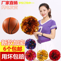 Big number cheerleading polo cheerleader handflowers square dancing colorful ball hand flower cheerleading flower ball bodybuilding and colorful flowers
